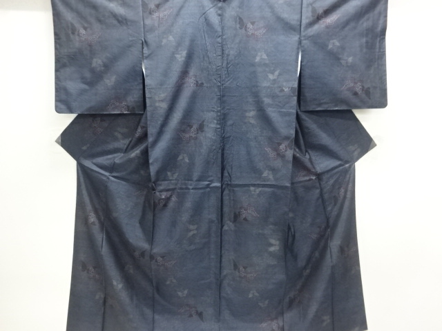 Japanese Kimono / Tsumugi Omeshi Silk